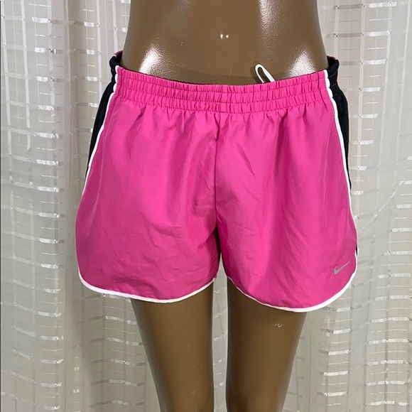 Nike Dri-Fit Lined Pink & Black Shorts M - Picture 2 of 13
